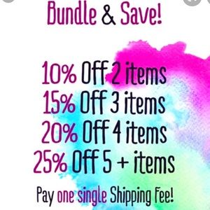 Bundle & Save OR offer! 🎉🖤